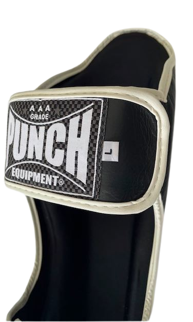 SHIN PADS - Siam™ - LEATHER - BLACK