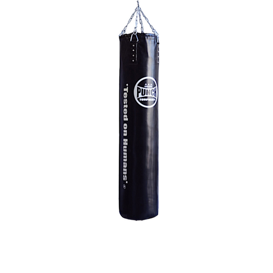 PUNCH EQUIPMENT BOXING BAG - EMPTY CASING - Trophy Getters® - 5ft - BLK
