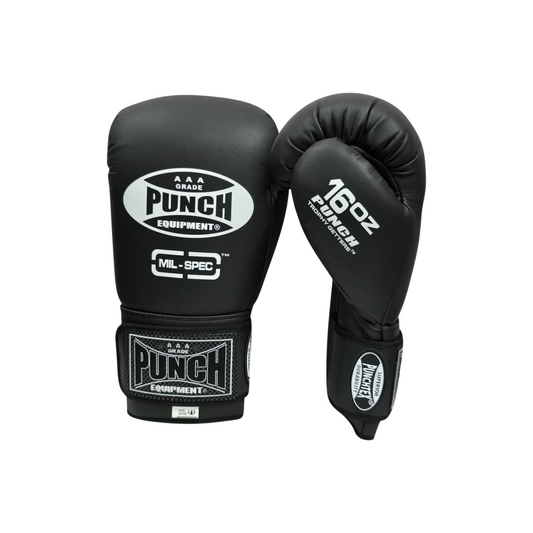 BOXING GLOVES - Trophy Getters® MIL SPEC - MATT BLACK
