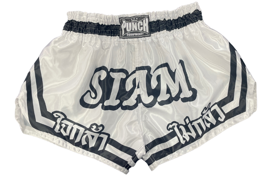 THAI SHORTS - Siam™ - WHITE/BLACK