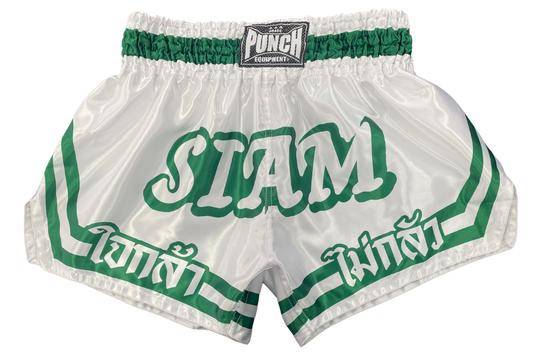 THAI SHORTS - Siam™ - WHITE/GREEN