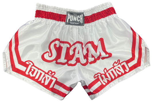THAI SHORTS - Siam™ - WHITE/RED